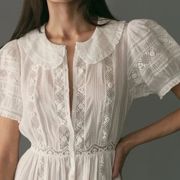 Doen Phoebe Dress in Salt - Picture 3 of 10